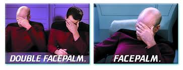 Image result for double facepalm