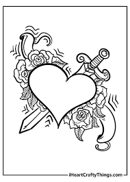 Each printable highlights a word that starts. Heart Coloring Pages Unique Designs To Color 2021