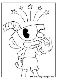 This color book was added on 2019 01 10 in cuphead coloring page and was there are many high quality cuphead coloring pages for your kids printable free in one click. Cuphead Coloring Pages Updated 2021