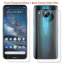 For Nokia 8 3 5g 6 81 1 Set Ultra Thin Soft Back Carbon Fiber Film Sticker Clear Front Premium Tempered Glass Screen Protector Guard Shield Buy From 2 On Joom E Commerce Platform