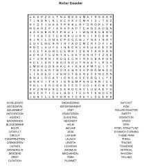 Word Finds Roller Coasters Google Search Roller Coaster Fastest Roller Coaster Word Find