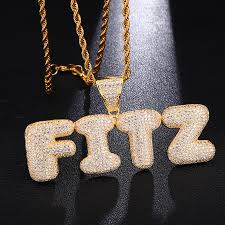 The newest service we offer, any word, phrase, or a number of your choice in luxurious 14k gold plating. Custom Name Bubble Letter Chain Hq Hype Unity