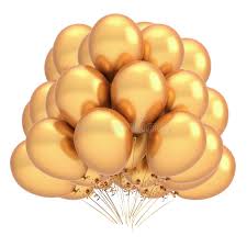 Birthday decorations for a am office cubicle cubicle birthday. Golden Balloons Party Birthday Decoration Luxury Helium Balloon Bunch Stock Illustration Illustration Of Anniversary Rendering 121189023