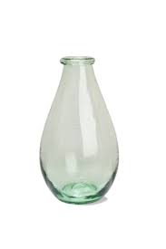 Serene spaces living mercury crackle bud vase, vintage style vase for floral arrangements at weddings, parties, events, home, large measures 5.75 tall & 3 diameter 4.2 out of 5 stars 12 $12.00 $ 12. Trouva Large Recycled Glass Teardrop Shape Flower Vase
