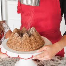 Kinda like an abnormally shaped doughnut? Pine Forest Bundt Pan Nordic Ware