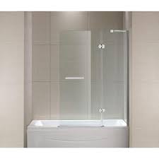 H, black hardware tub shower doors 4.3 out of 5 stars 39 $353.99 $ 353. Schon Mia 40 In X 55 In Semi Framed Hinge Tub And Shower Door In Chrome And Clear Glass Sc70014 The Home Depot