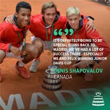 The canadian star will start his sofia campaign against either moldova's radu albot or japan's yuichi sugita. Davis Cup Denis Shapovalov And Felix Auger Aliassime Facebook