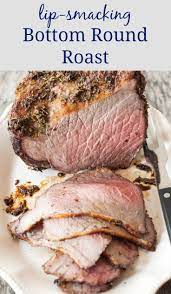 This Bottom Round Roast Will Quickly Become A Family Favorite Recipe Crusted In Sea Salt Fresh Garlic And Roast Beef Recipes Beef Recipes Rump Roast Recipes