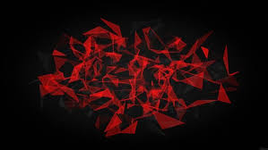 Latar Belakang Minimalis Abstrak Merah Yang Sengit Unduhan Wallpaper Hd Black And Red Wallpapers Polygon Wallpaper Red Wallpaper