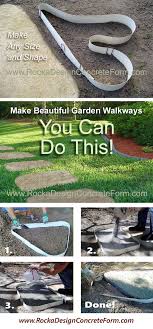 Stepping Stone Walk Maker Garden Path Mold Etsy In 2020 Garden Walkway Landscaping With Rocks Garden Stones