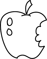 Nice Eating Apple Coloring Page Frutas Para Colorear Paginas Para Colorear Pintar Frutas