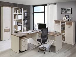 Dagur Komplettburo Piniefarbig Weiss In 2020 Regal Cube Buero Home Office