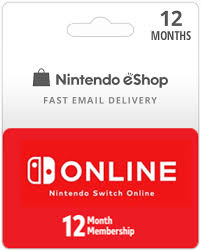So whether you're working out, partying or relaxing, the right music is always at your fingertips. 12 Month Nintendo Switch Online Membership Gift Card
