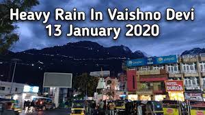 Temperature is 20 °c (min) and 40 °c(max) in summers and 3 °c(min) and 15 °c (max) in winters at. Heavy Rain In Vaishno Devi Vaishno Devi Temperature Vaishno Devi Temperature Updated Youtube