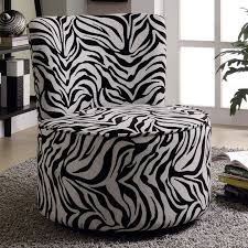 Cora sofa & 2 zebra chairs. Round Swivel Accent Chair Zebra Coaster Furniture Furniturepick