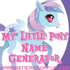 We did not find results for: My Little Pony Name Generator
