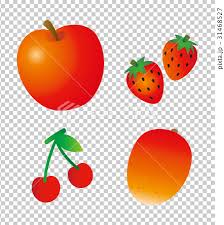 Thursday, march 14, 2019 hitam putih. Illustration Of Apple Strawberry Cherry Mango Stock Illustration 31468527 Pixta