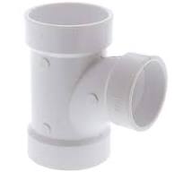 NIBCO 2 in. x 2 in. x 1-1/2 in. PVC DWV All Hub Sanitary Reducing Tee  C4811HD22112 - The Home Depot