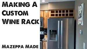 Get the best deals on wine glass racks. Custom Wine Rack To Fit Existing Cabinet Youtube
