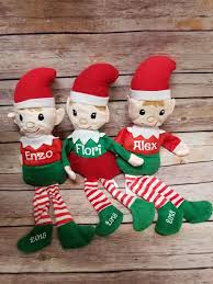 Personalized Christmas Elves Personalized Christmas Christmas Elf Babys 1st Christmas