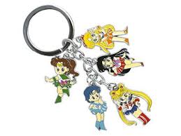 Coolchange Porte Cles De Sailor Moon Avec 5 Figures Chibi Chibi Porte Cle Sailor Moon