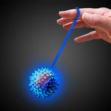 Get the yoyo ball with wrist band game toy and have a blast playing with the coolest spinner toy for kids and adults. Led Jelly Spike Yoyo Balls 12 Pack