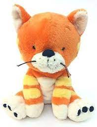 Target Orange Yellow Tabby Kitty Cat Tiger Plush Toy Lovey 10 Long 8 Tall Animals For Kids Plush Toy Tabby
