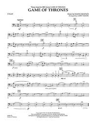 Download Game Of Thrones Cello Sheet Music By Ramin Djawadi Cello Sheet Music Trombone Sheet Music Cello Music