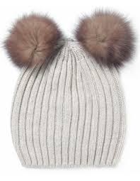 Helene Berman Double Pom Pom Beanie Hat Available At Jules B Pom Pom Beanie Hat Beanie Hats Pom Beanie