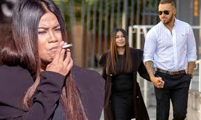 The pair were caught passionately kissing on two separate dates and. Former Married At First Sight Star Cyrell Paule Puffs On A Cigarette Outside A Courthouse Daily Mail Online