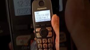 With the phone system in standby mode (no calls in or out), press menu on the handset. How To Block And Unblock A Phone Number On A Panasonic Handset Youtube Phone Numbers Phone Handset