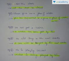 Object is/am/are v by subject: Ssc Exams Practice Examples On Active Passive In Hindi Offered By Unacademy