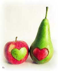 Motyw Graficzny Na Zaproszenie Nr 1 Creative Food Art Food Art Fruit Hearts
