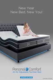 New Year New Bed New You The Personal Comfort Air Adjustable Number Bed Is The Perfect Bed For Couples You Can Easily Sleep Number Bed Bed Adjustable Beds
