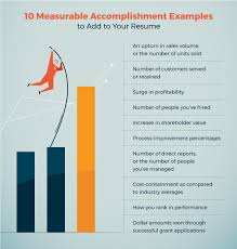 How To Add Measurable Accomplishments Examples To Your Resume Livecareer