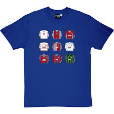 Photograph courtesy of aston villa blog. Aston Villa Shirt History T Shirt Football Bobbles