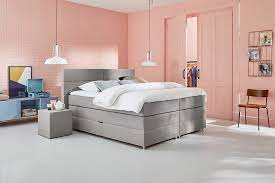opbergboxspring florence vlak met gestoffeerd matras meubelontwerp boxsprings slaapkamerideeen