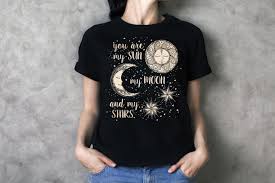Sun Moon And Stars Shirt Astrology Shirt Etsy Star Shirt T Shirts For Women Sweet Tee