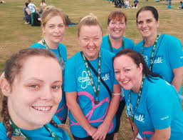 Care home staff complete 6km Alzheimer's memory walk