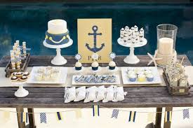 Nautical Baby Shower For Pottery Barn Kids The Tomkat Studio Blog Nautical Baby Shower Baby Shower Dessert Table Baby Shower Desserts