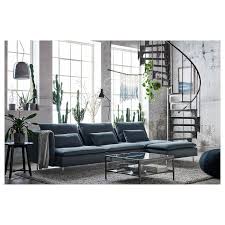 Soderhamn Sectional 4 Seat With Chaise And Open End Finnsta Turquoise Ikea Ikea Soderhamn Turquoise Sofa Comfortable Sofa
