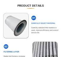 Air oil separation filter High quality fiberglass screw air ...