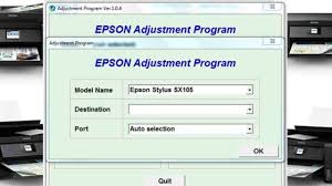 Sorry, this product is no longer available. Epson Stylus Sx105 Adjustment Program