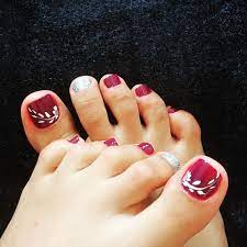 Decoración de uñas para pies 2019 imágenes diseños y image size = 500x504 file type = jpg source image @ unasdecoradas.pro download image. Unas De Pies Color Rojo Elegantes Unas Acrilicas