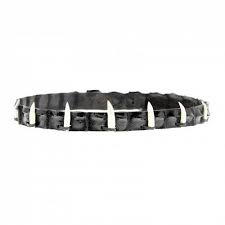 Croc Hat Band With 7 Real Teeth Tan Brown
