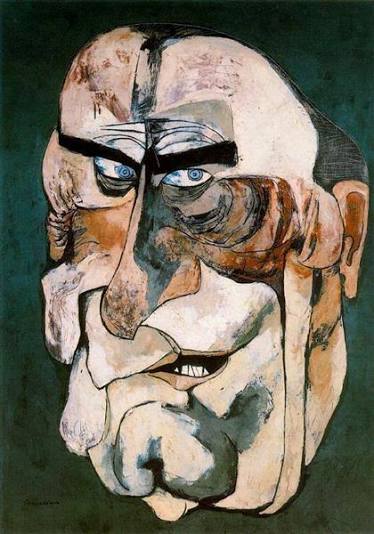 O Presidente, 1967 - Oswaldo Guayasamin - WikiArt.org