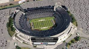 Oakland raiders coliseum city and las vegas stadium update and latest news. Overhead Stadium Shots Showcase Oakland Coliseum Oakland Raiders Fans Nfl Stadiums