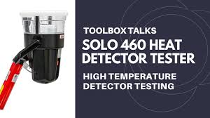 The solo 461 uses patented technology to direct a focussed beam of heat directly towards the sensor. Toolbox Talks Solo 460 Heat Detector Tester Youtube