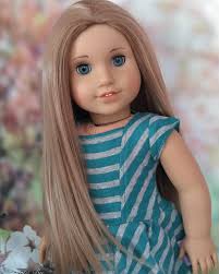 Look at the McKenzie Wig! A PERFECT McKenna Replacement Wig! Looks almost  original! 42 Available! Thank you @thelittlecustomshoppe for doing this  amazing photo for Exquisite Doll Designs! 🙏🏼