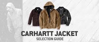 Carhartt Jacket Selection Guide Dungarees Work Wear Resources